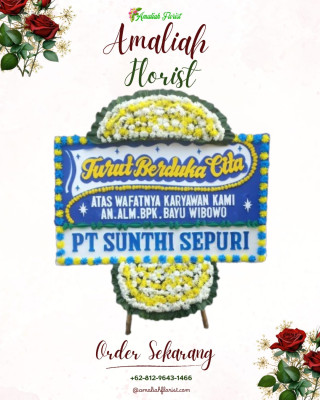Papan Bunga Duka di Banyusoco