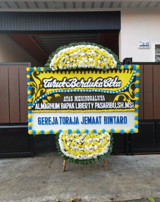 Papan Bunga Duka di Banyusoco